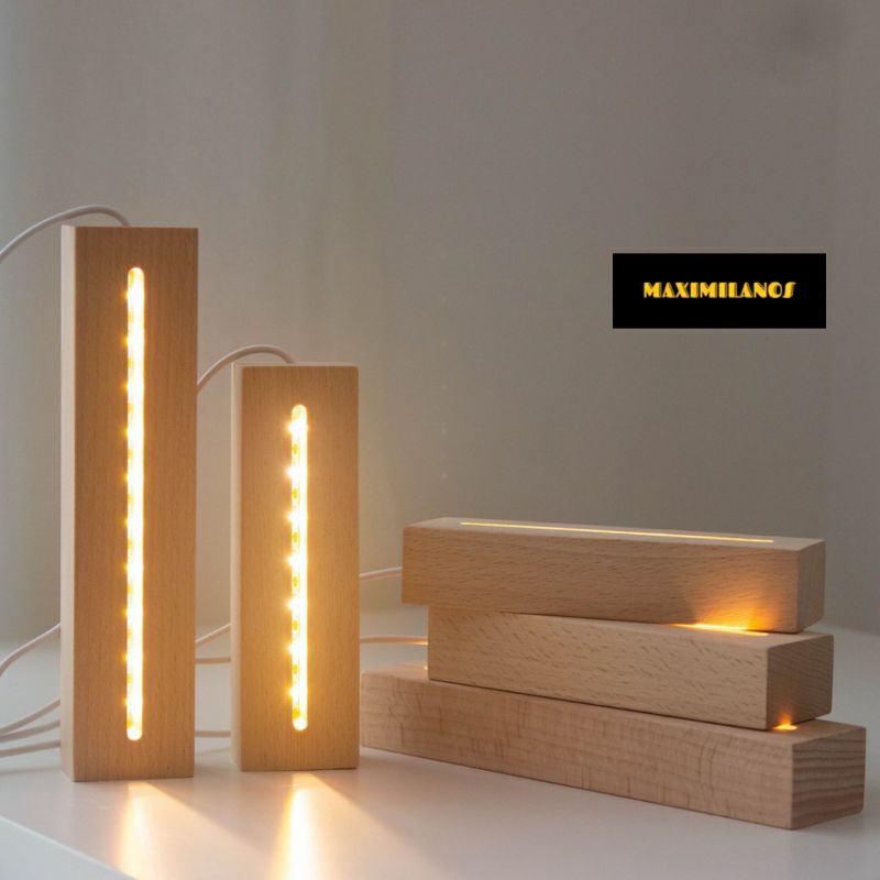 Jual Base Wood Acrylic Dudukan Acrylic Led Tatakan Lampu Hias Acrylic A Stand Acrylic