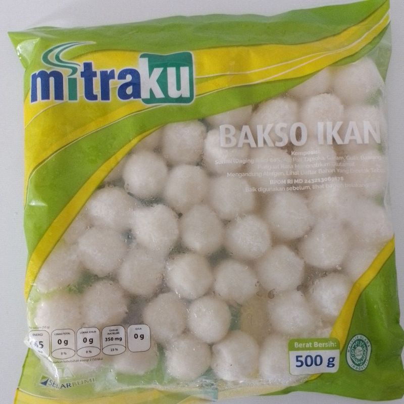 Jual Mitraku Bakso Ikan 500g Shopee Indonesia