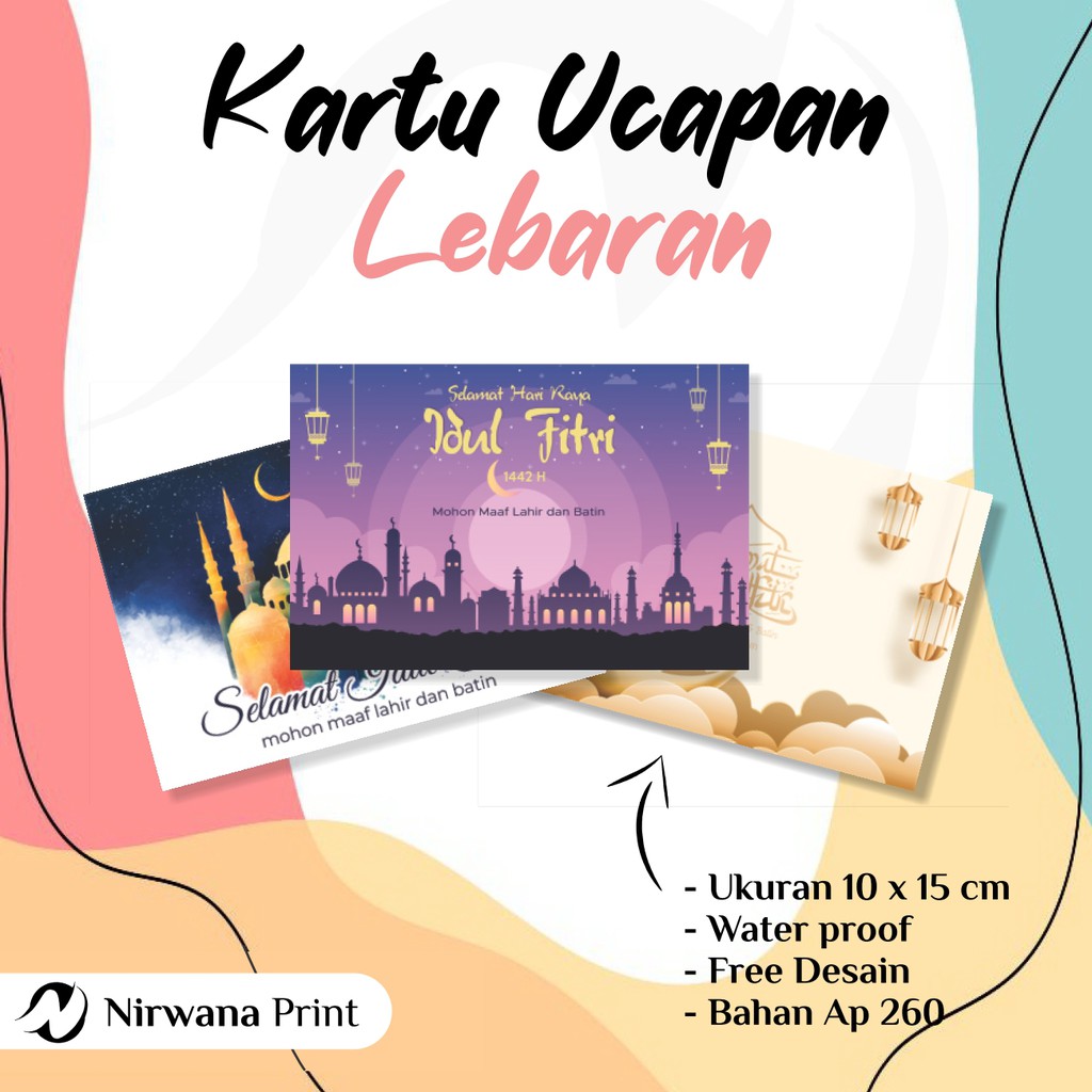 Jual KARTU UCAPAN LEBARAN | KARTU IDUL FITRI | KARTU IDUL ADHA | Shopee