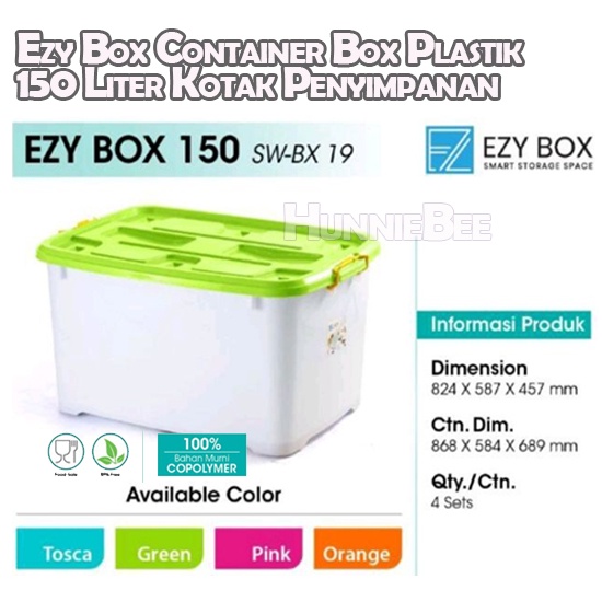 Jual Ezy Box 150 L container box 150Liter Ezy Vindo Biggy | Shopee ...