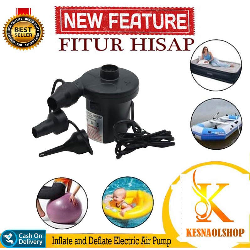 Jual Pompa Angin Listrik Kolam Renang Dengan Fitur Hisap Pompa Angin Electrik Bestway Pompa