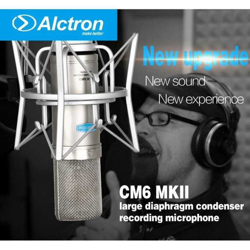 Jual ALCTRON CM6 MKII - Large Diaphragm Condenser Recording Microphone ...