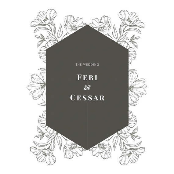 Jual Undangan Pernikahan Elegan Sederhana/Wedding card | Shopee Indonesia