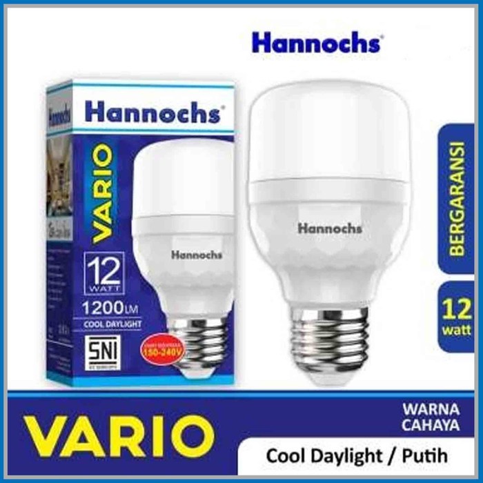 Jual Lampu LED HANNOCHS VARIO 12 Watt Bohlam LED HANNOCHS VARIO KAPSUL ...