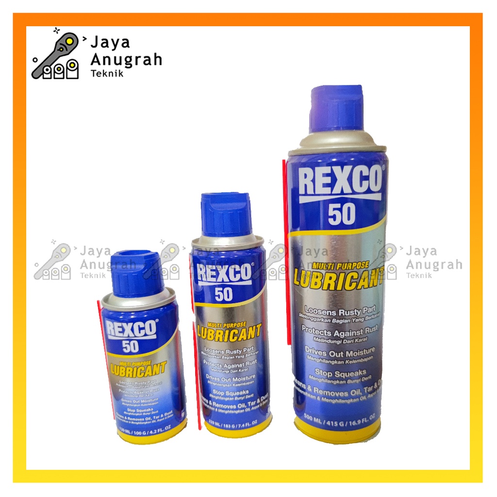 Jual Rexco 50 Lubricant Pelumas Serba Guna / Anti Karat | Shopee Indonesia