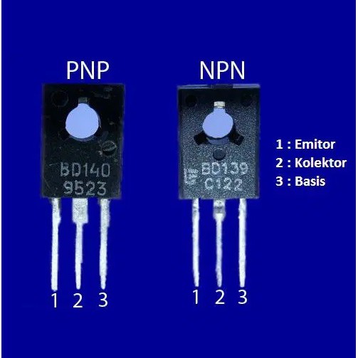 Jual Transistor Npn Pnp Bd Bd General Purpose Arduino To Shopee Indonesia