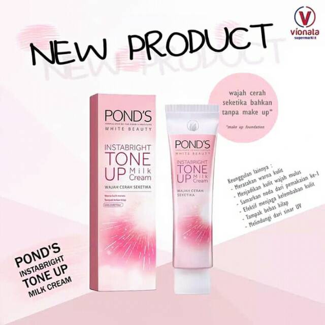 Jual PONDS TONE UP MILK CREAM 20gr Shopee Indonesia