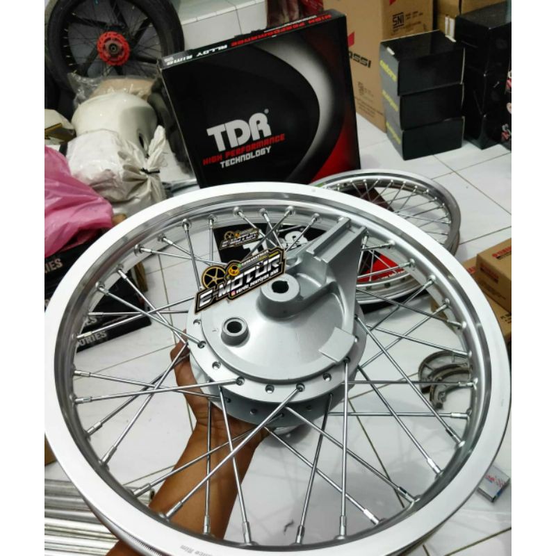 Jual Velg TDR Set Tromol Depan Belakang PNP Honda Tiger GL MP CB ...