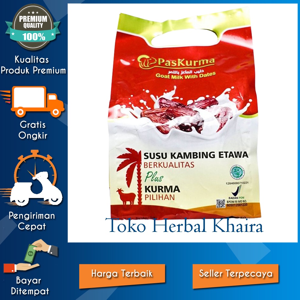 Jual Susu Kambing Etawa Plus Kurma Pas Kurma Isi 10 Sachet Shopee