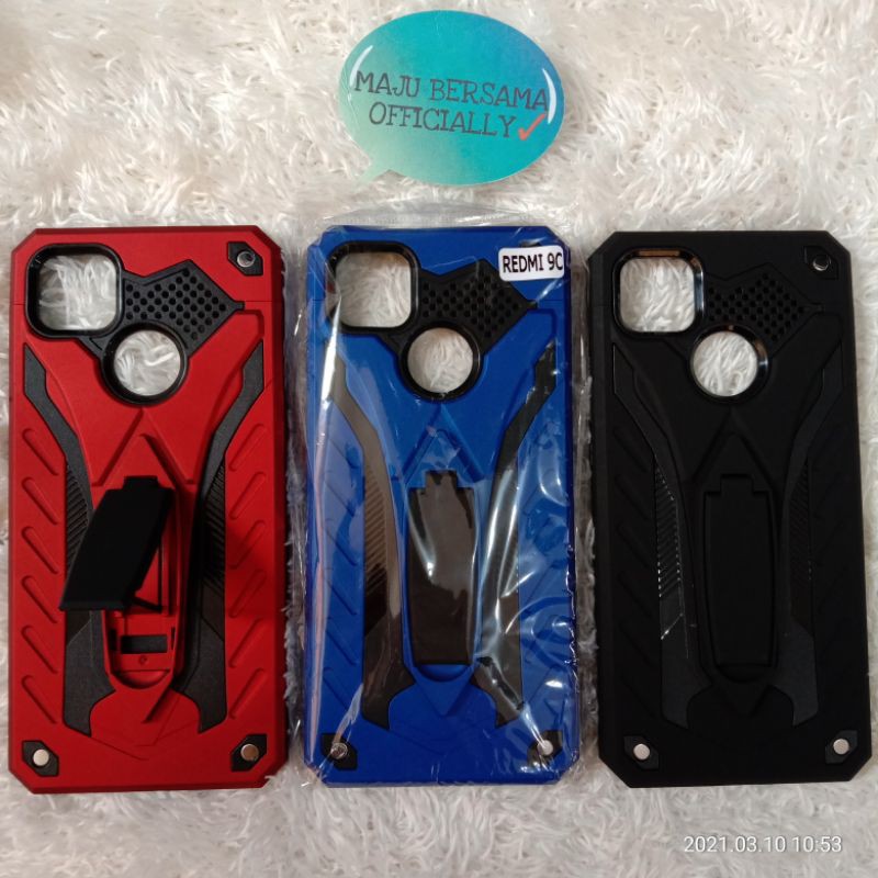Jual [MB] Case phantom Redmi 9C Series Stand Iron Transformer Hardcase ...