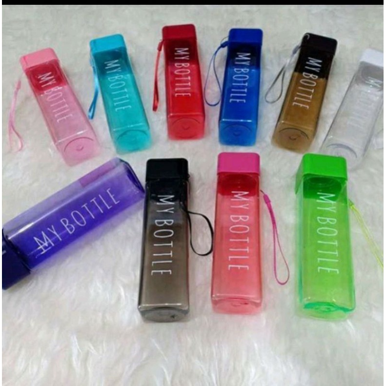 Jual MyBottle Botol Minum Kotak Persegi 500ml My Bottle Free BPA Warna ...