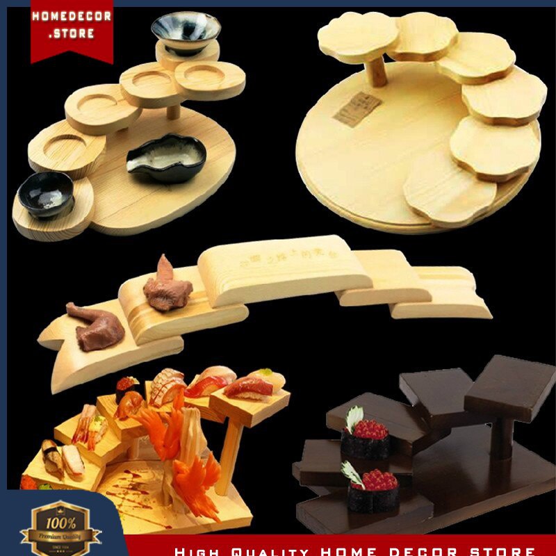 Jual creative sushi bridge boat sushi rack kawaii japanese snacks food ...