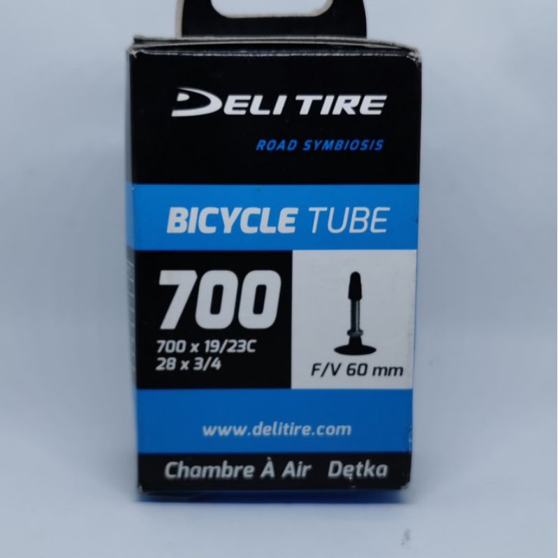 Camera D’Aria Deli 700x25-28c – Valvola Schrader 48 Mm, Bici Ibrida
