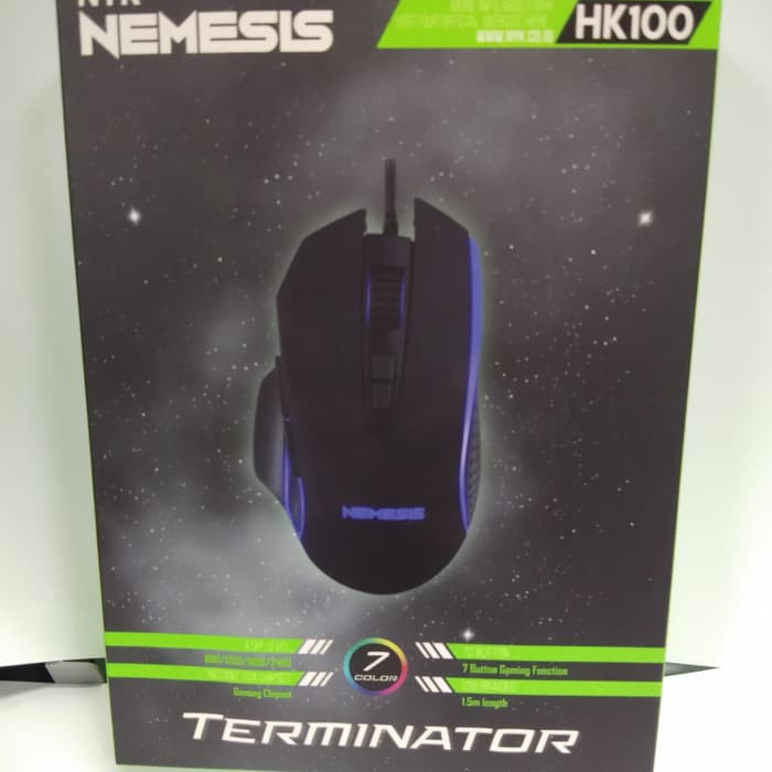 Jual Mouse Gaming Macro NYK Nemesis HK100 Terminator RGB | Shopee Indonesia
