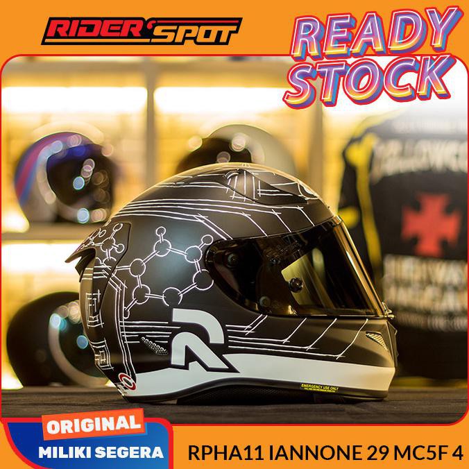 Hjc rpha best sale 11 iannone black