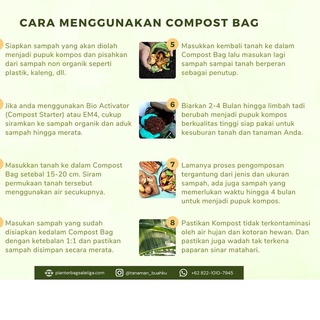 Jual Special Compost Bag 200 Liter Tas Daur Ulang Sampah Organik Kompos ...