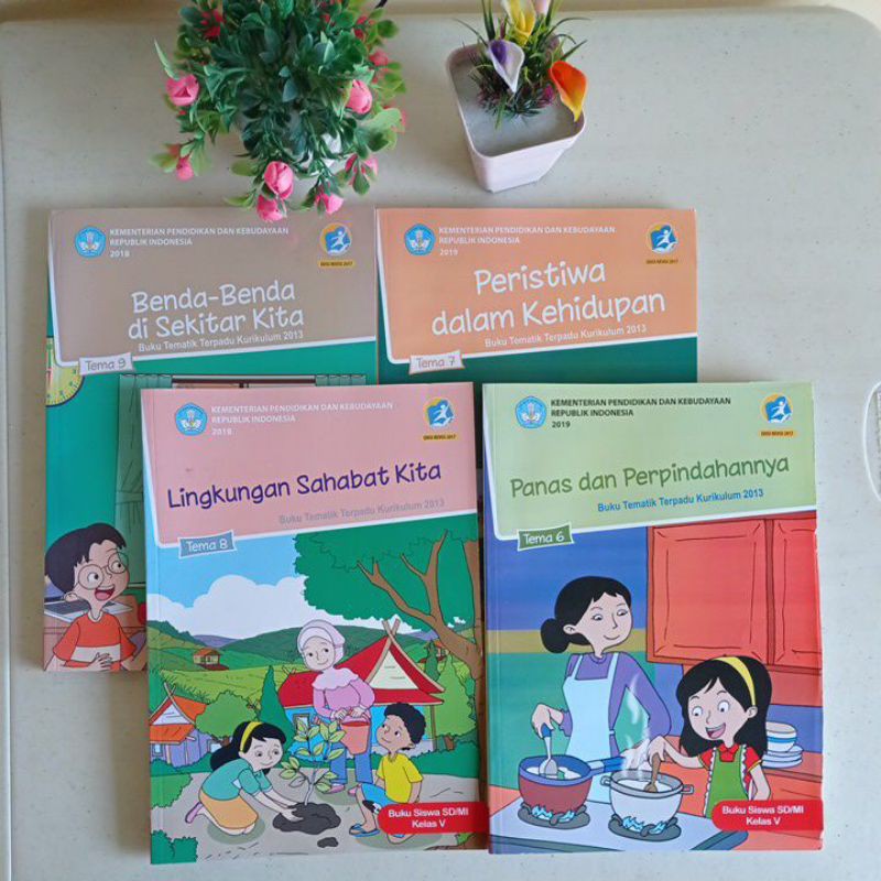 Jual PAKET TEMATIK KELAS 5 SD/MI SEMESTER 2 (Tema 6-9) | Shopee Indonesia