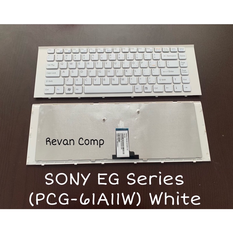 White Canadian Keyboard For Sony SVF154B1EL, SVF152C29L, SVF152A29L – Unbranded Replacement
