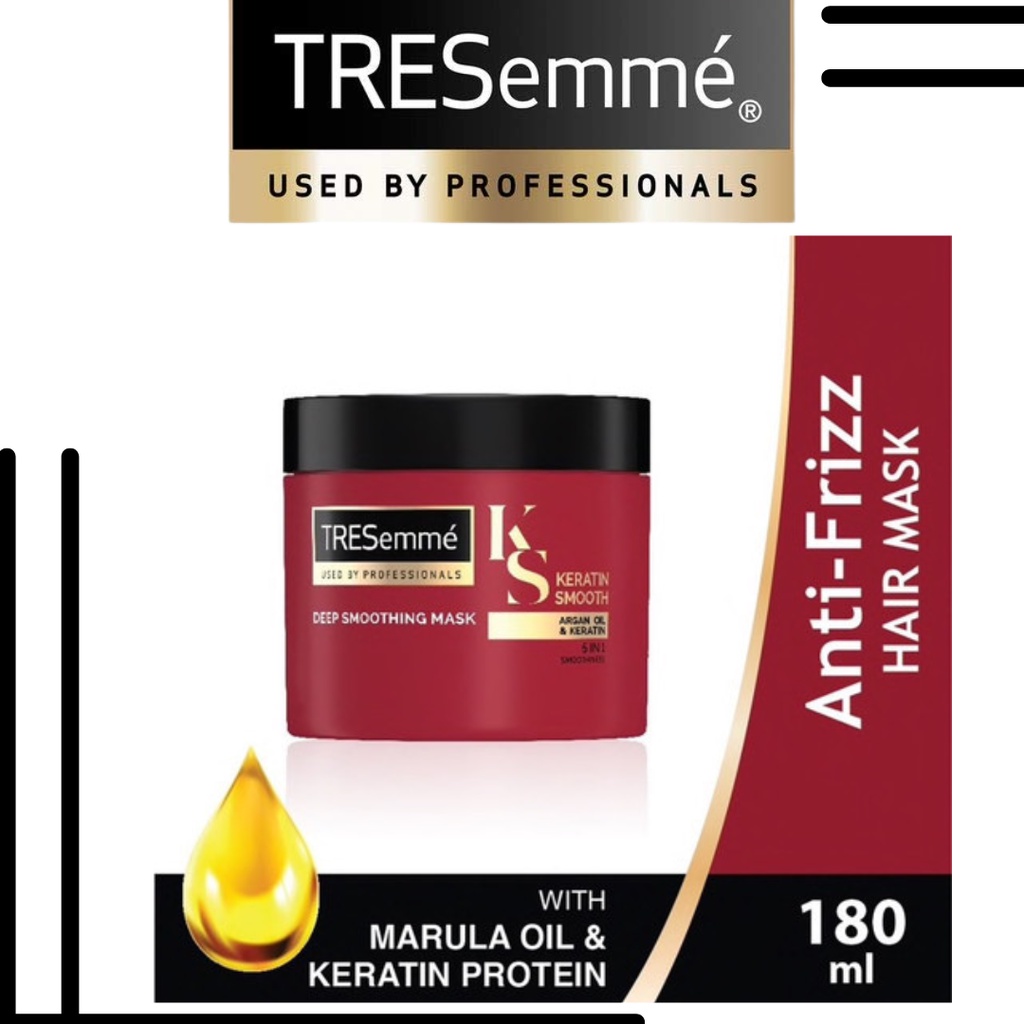 Jual Tresemme Hair Mask Keratin Smooth 180Ml Shopee Indonesia