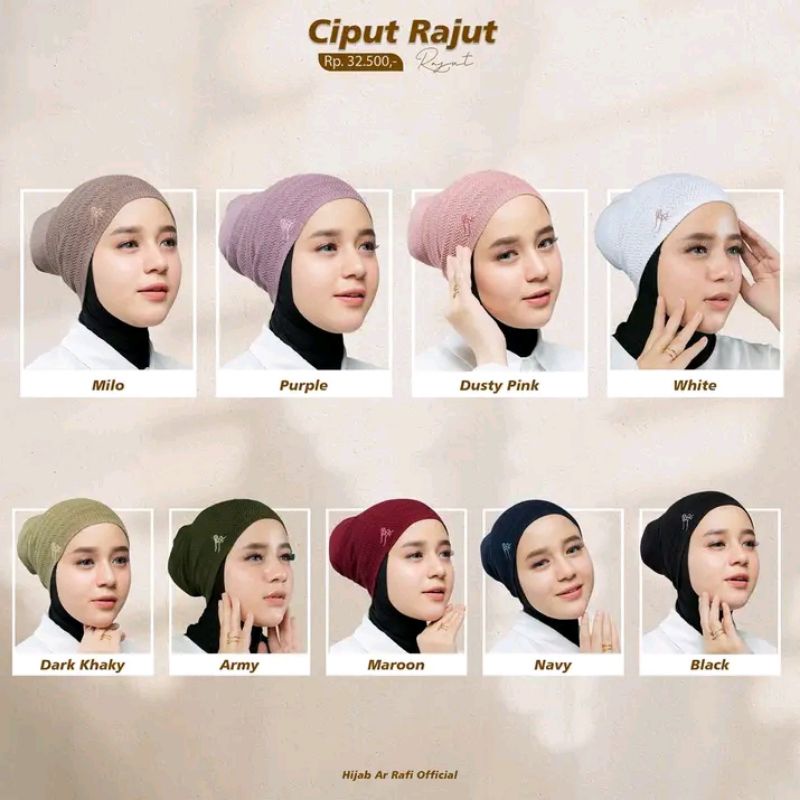 Jual COD ️ TERBARU CIPUT RAJUT AR RAFI | CIPUT ANTI PUSING | CIPUT ...