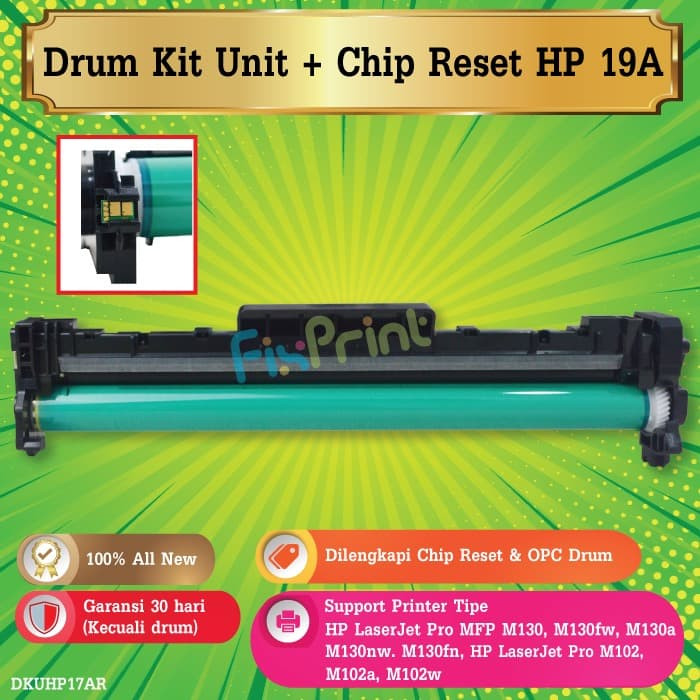 Jual Drum Kit Unit Compatible Hp 19a Cf219a 17a Cf271a Laserjet M102 M130a Fsb1338 Shopee 