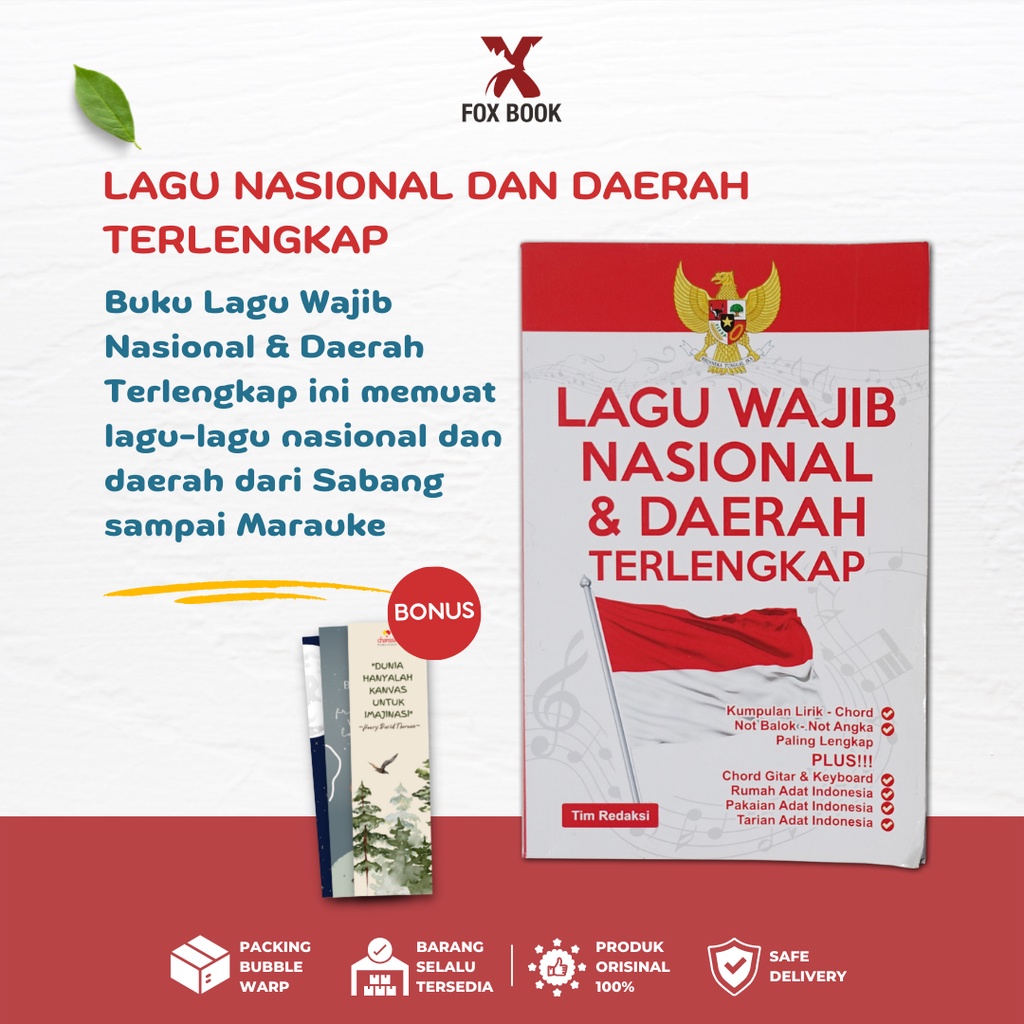 Jual BUKU LAGU WAJIB NASIONAL DAN DAERAH TERLENGKAP | Shopee Indonesia