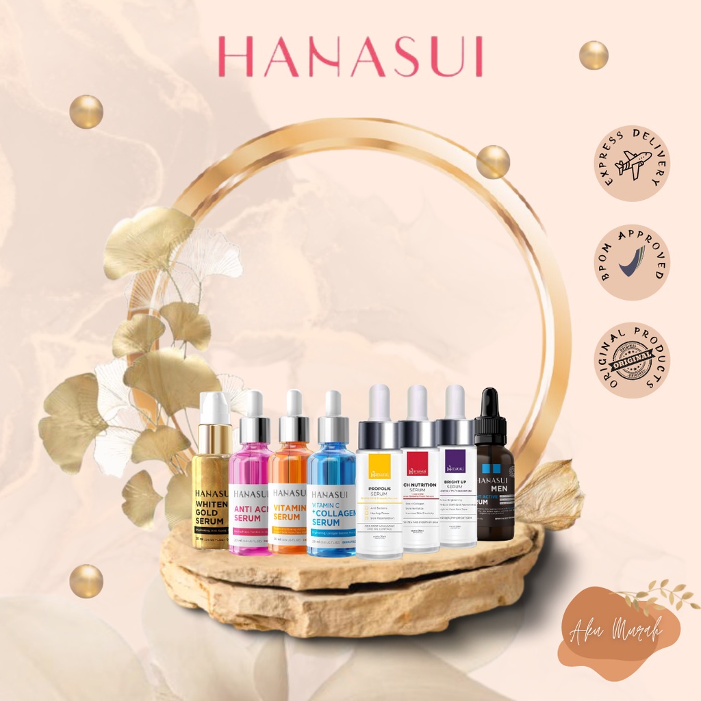 Jual AKU MURAH HANASUI Serum Whitening Series / Propolis/ Bright Up ...