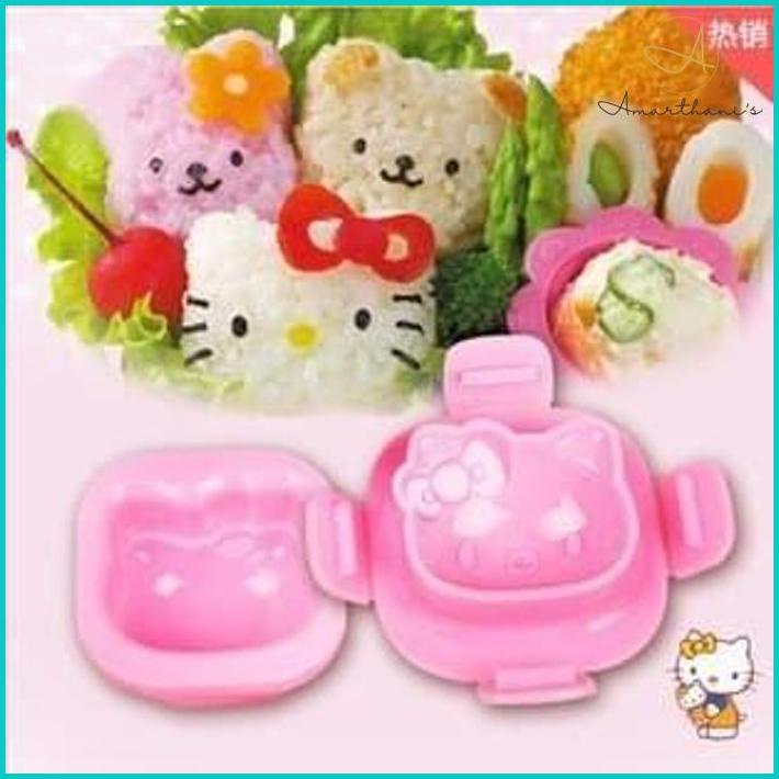 Jual Ac - Hello Kitty Rice Mold Cetak Nasi Bento Cetakan Motif Karakter ...