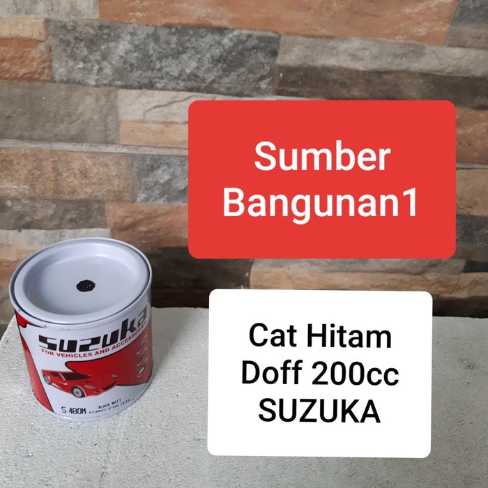 Jual Kayucat Cat Duco Hitam Doff Suzuka Matt Black Cat Kayu Besi