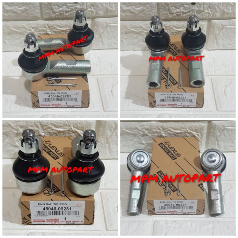 Jual tie rod end hilux vigo fortuner diesel 1set 4504609281 Shopee