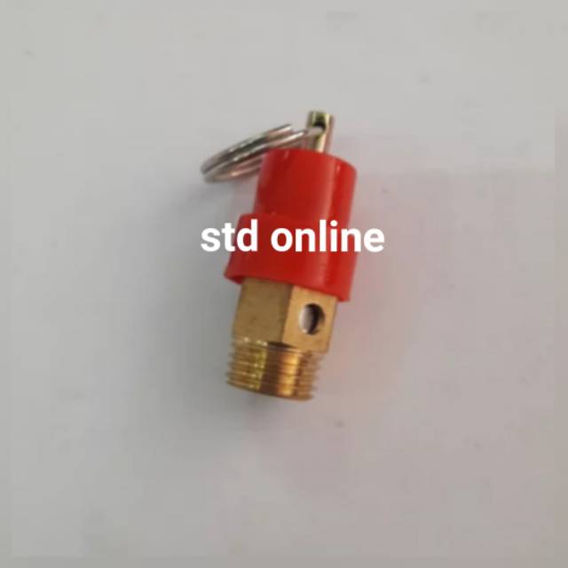 Jual Safety valve 1/4in topi merah kompresor check valve kompresor ...