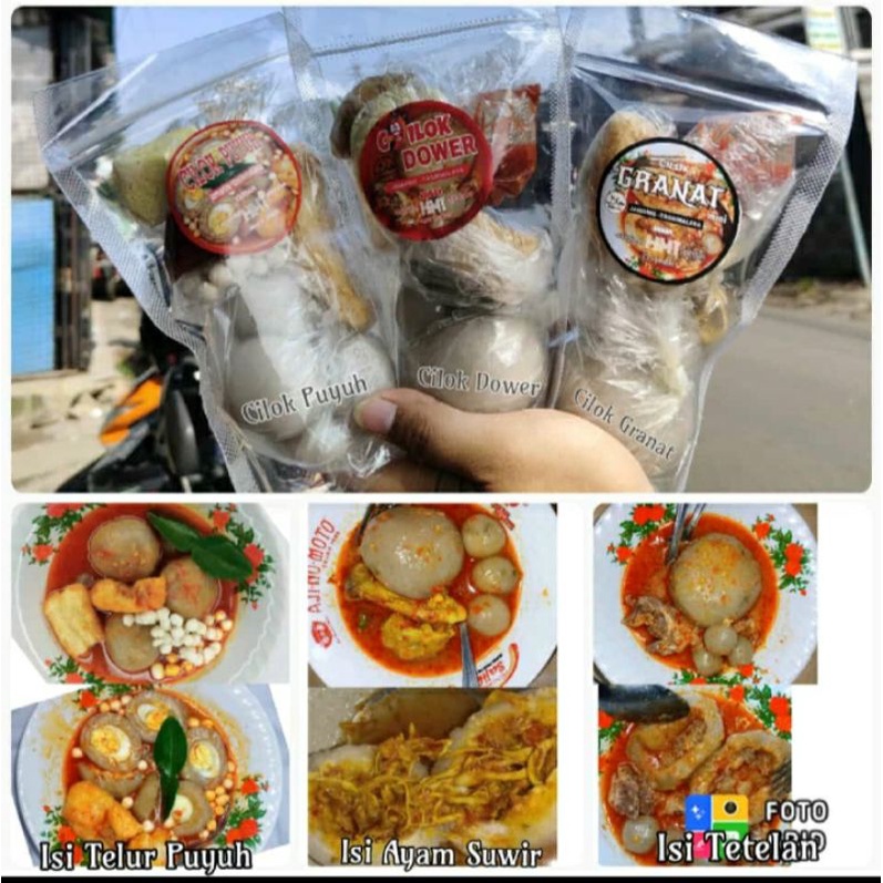 Jual Baso Aci Jumbo Ayam Suwir Dower Granat Telor Puyuh Baso Aci Viral