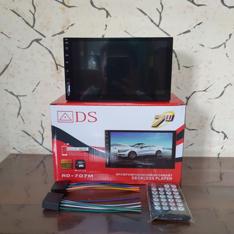 Jual Head unit deklas MP5 ADS AD-707M 7 inch | Shopee Indonesia