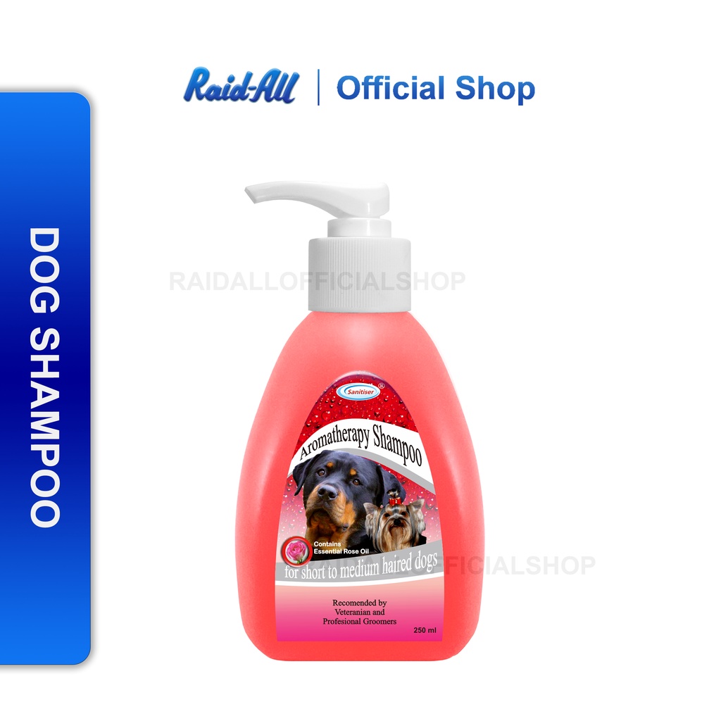 Jual RAID ALL Aromatheraphy Rose short hair DOG SHAMPOO 250 ML