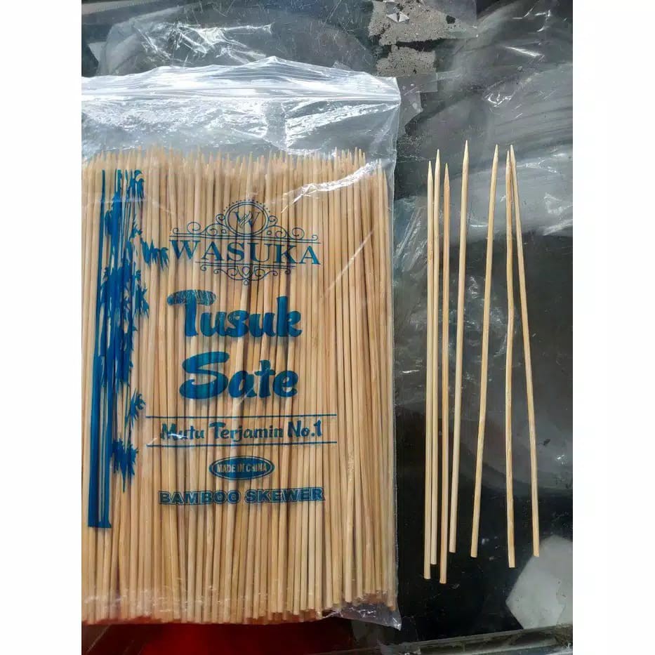 Jual Tusuk Sate Bambu Bamboo Wasuka Best Quality Food Grade Berat 400