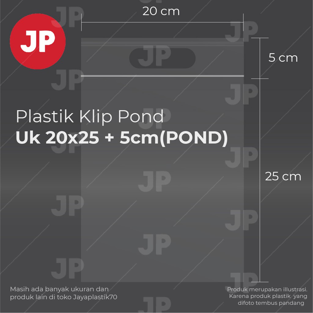 Jual Plastik Klip Pond Oval Bening 20x25 5pond Isi 100 Lembar Shopee Indonesia 7580