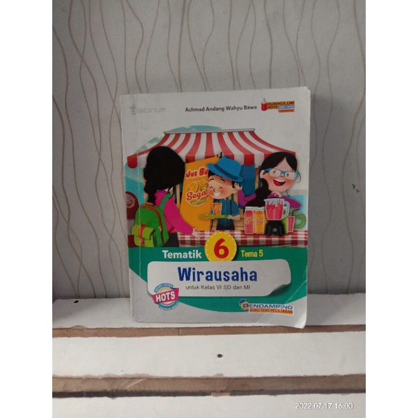 Jual Buku Tematik 6 Tema 5 Kelas 6 Sd Platinum Shopee Indonesia