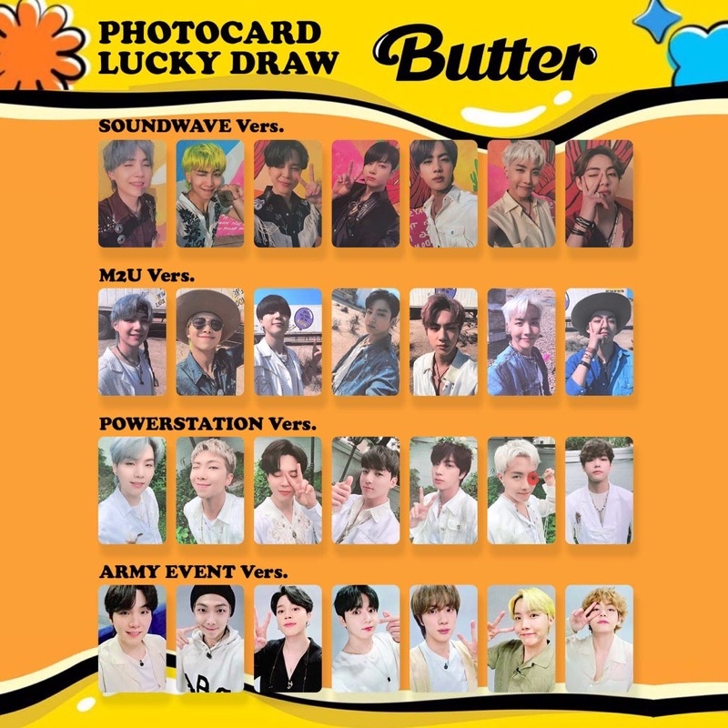 BTS Butter ラキドロ トレカ ラッキードロー サウンドウェーブ SW