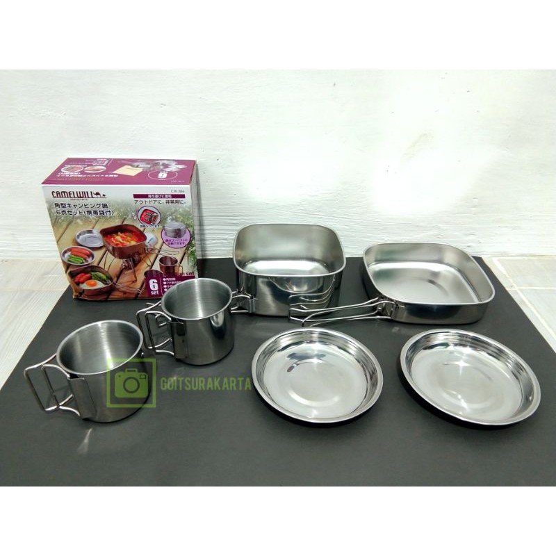 Jual Cooking Set Camelwill Cw Alat Masak Nesting Nasting Alat Masak