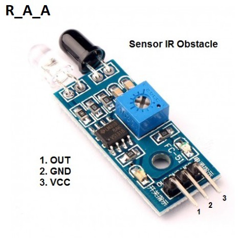 Jual Infrared Pendeteksi Sensor Inframerah IR Halangan Rintangan Garis ...