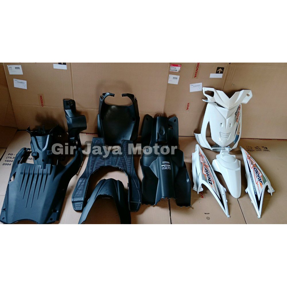 Jual Body Honda Beat Karbu Warna Putih Body Halus Honda Beat