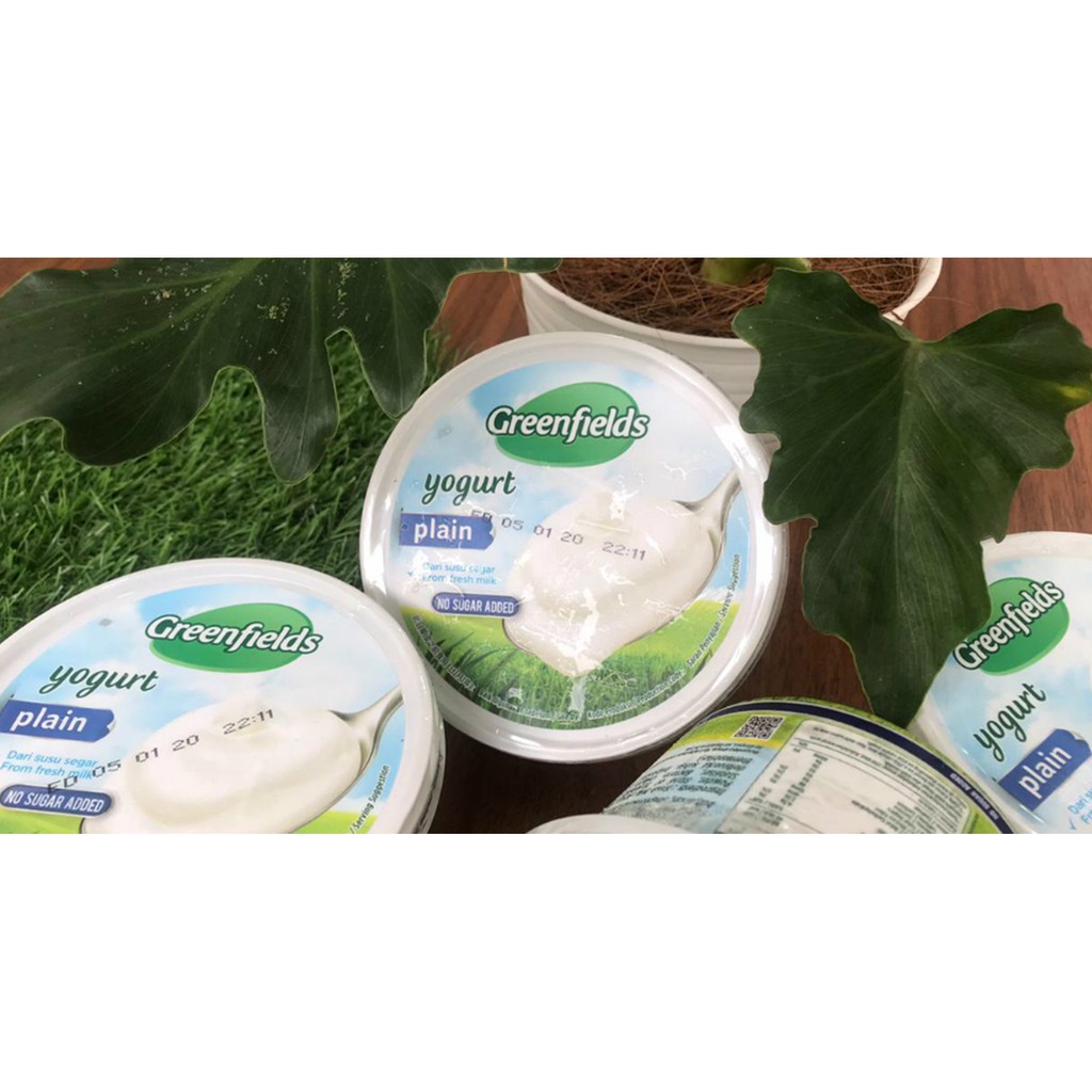 Jual YOGURT PLAIN GREENFIELDS 1 KG Shopee Indonesia