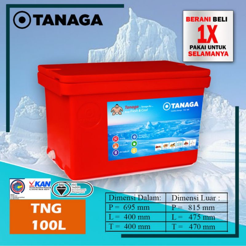 Jual Cooler Box Tanaga 100 Liter Coolbox 100liter Pendingin Es Batu