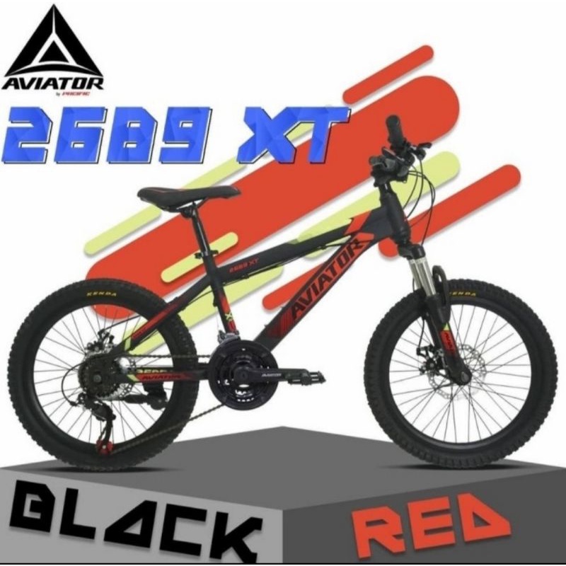 Jual SEPEDA MTB AVIATOR BY PACIFIC 20 INCH | Shopee Indonesia