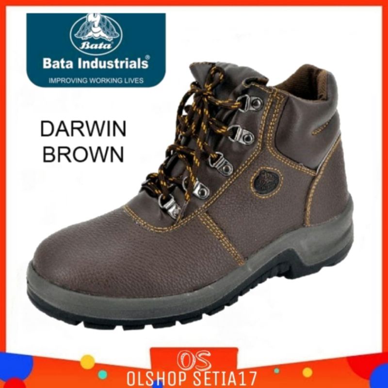 Jual SEPATU SAFETY BATA DARWIN / SAFETY BATA DARWIN BROWN / SEPATU