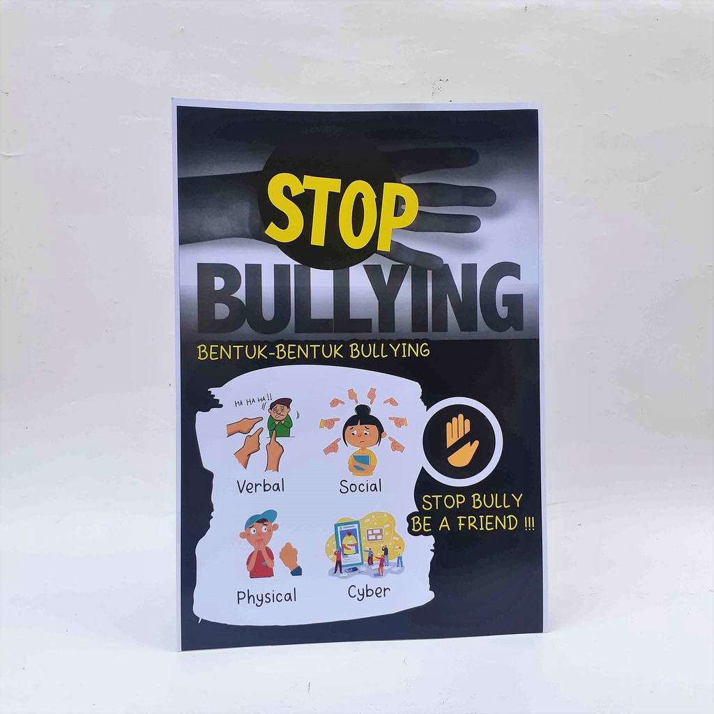 Jual Poster Stop Bullying (B), Poster Sekolah, Poster Kekerasan, Bentuk ...