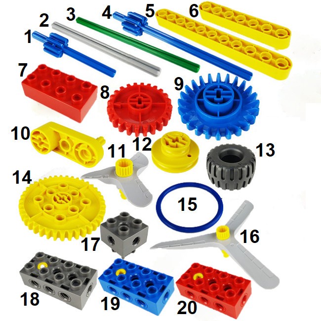 Jual Machines Mechanism Part Duplo Wedo Brick Education 45002 9206 9656