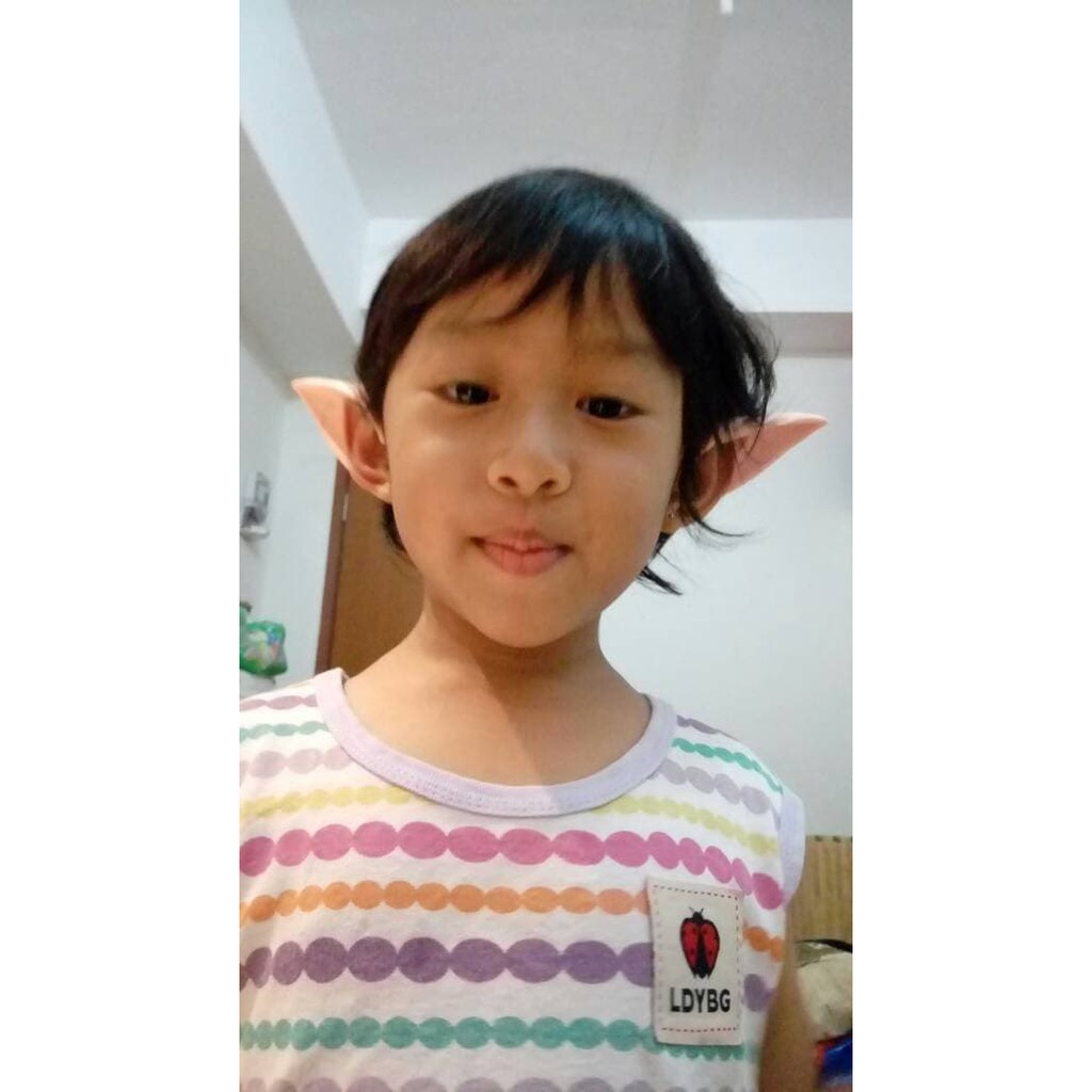 Jual kuping cosplay ear elf telinga peri peter pan halloween | Shopee ...