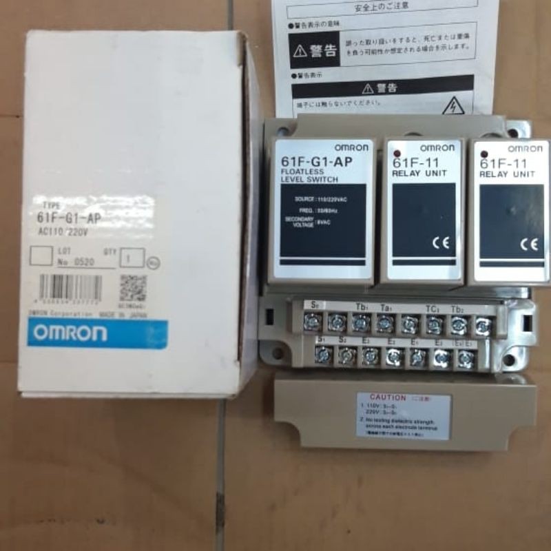 Jual WLC OMRON 61FG1AP WATER LEVEL CONTROL 2 TANGKI 110V220V