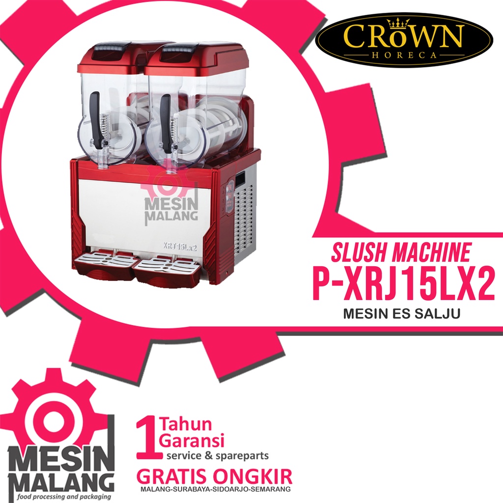 Jual MESIN ES SALJUSLUSH MACHINE XRJ15LX2 CROWN HORECA Shopee Indonesia